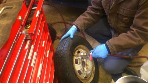 setting the bead on a skid steer tire|seating tires on bead.